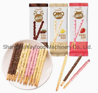 Machine automatique de revêtement de chocolat de biscuit de Pocky Machine de biscuit de bâton