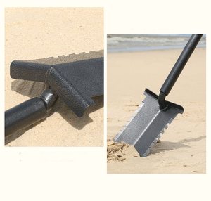 Pelle détecteur <span class=keywords><strong>de</strong></span> métaux robuste avec lame double dentelée et manche en T détachable, pour la déracinement des racines dans le <span class=keywords><strong>jardin</strong></span> - Product Image 4