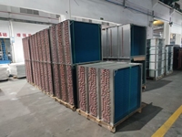 Intercambiador de Calor Industrial de Tubos Aletados, Enfriador de Aire con Serpentín de Aletas Extruidas de Cobre y Aluminio Personalizado, 100% Probado para Fugas de Helio