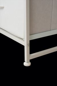 Modern Stainless Steel MDF Freestanding Panel Pine Dresser <b>Cabinet</b>, Bedroom Living Room Furniture - Product Image 4
