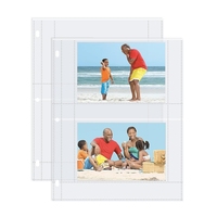 25er Pack High Transparency 3 Ring Binder 2 Taschen fotos Album Buch blätter Ordner halter 4x6 Zoll Foto karten dokument