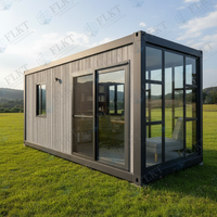 Unité de conteneur plat de haute qualité FLKT, isolée, préfabriquée, modulaire, écologique, en acier, pour l'expédition