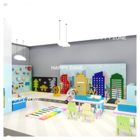 Aire de jeux intérieure à thème spatial, aire de jeux intérieure commerciale, salle sensorielle pour garderie d'enfants, centre de jeux éducatif pour enfants conforme aux normes ASTM