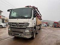 Camion pompe à béton Sany 56m Diesel Euro 5 d'occasion SYM5449THB 2019 Châssis Mercedes-Benz 84 Moteur 315KW 180M/H Poids 44000KG