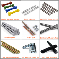 DIN 976 Black Zinc Threaded Rods DIN976 M6 M8 M10 M12 Stud Bolts