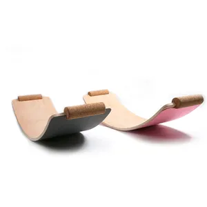 2025 Sinh Thái Thiết Kế Mới Paintingteaching Hỗ Trợ Wobble Cong Giáo Dục Chơi Yoga Đồ Chơi Trẻ Em Bằng Gỗ Cân Bằng Hội Đồng Quản Trị Cho Trẻ Em Đồ Chơi - Product Image 6