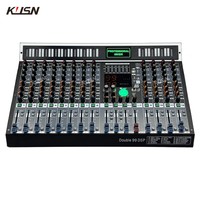 Mixer Audio 16 saluran 2*99 DSP 3 Group Aux kirim konsol profesional Digital konsol Mixer suara dengan Bluetooth MP3 USB