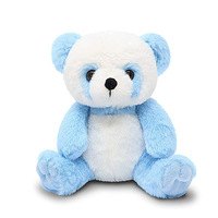 Peluche Panda en Coton PP Violet Personnalisée en Usine, Super Douce en Polyester avec Ailes Arc-en-ciel pour la Saint-Valentin
