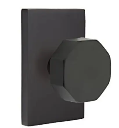 Modern Rectangular Rosette passage privacy dummy door knob locks