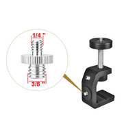 Takenoken 1/4 pouces 3/8 pouces adaptateur de montage de trépied en aluminium avec caméra de Conversion de vis vis à goujon support de lumière