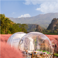 Tente dôme à bulles transparente maison étoile maison ciel étoilé maison cabine polycarbonate maison design de mode maison étoilée maison à bulles