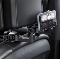 Crochet de voiture multifonctionnel créatif pour appuie-tête arrière, support de téléphone portable à boucle de verrouillage, modèle universel