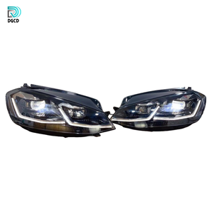 Faro a LED per VW <span class=keywords><strong>Golf</strong></span> 7 5R <span class=keywords><strong>2017</strong></span>-2020, Upgrade Proiettore Black Line, 12V 70W 4000-6000 Lumen, Lampada per Modifica Auto - Product Image 2