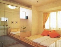 Meubles de chambre à coucher au meilleur prix, porte de placard avec miroir, armoire sur mesure avec porte coulissante encadrée