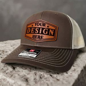 Casquette de camionneur en maille à 6 panneaux avec logo personnalisé de haute qualité, casquettes de sport et de golf à fermeture snapback pour hommes, casquettes de camionneur ajustées Richardson 112 - Product Image 4