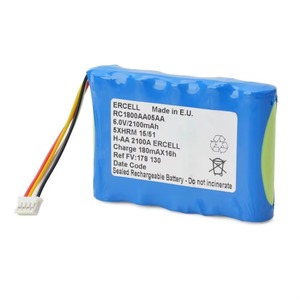 Batterie Fresenius RC1800AA05AA H-AA1800B <span class=keywords><strong>Agilia</strong></span> INJECTOMAT <span class=keywords><strong>AGILIA</strong></span> IS RC2 6V 2100mAh 145g Certifiée CE & RoHS Durée de vie 500-800 cycles - Product Image 2