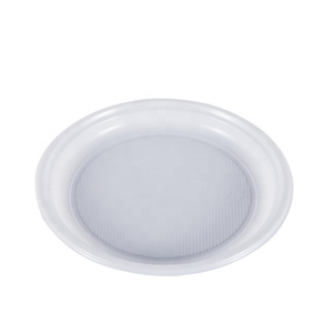 Assiettes jetables bleu foncé <span class=keywords><strong>en</strong></span> plastique rond de couleur unie pour toutes les occasions-pour Noël Pâques Diwali - Product Image 2