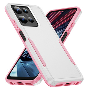 Étui de téléphone portable hybride robuste en TPU et PC, design simple, blocage de couleur, pour Google 10A, étui de protection pour téléphone - Product Image 1