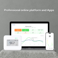 Monitor de CO2 Inalámbrico WiFi MQTT Modbus RS485 de Alta Precisión, con Batería, Registro de Historial Gráfico en Aplicación Móvil, Detector Inteligente para