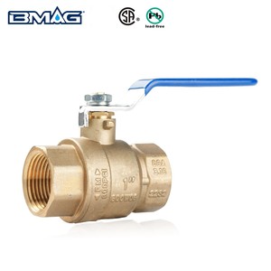 BMAG CSA Sertifikalı 1/4'' - 4'' Dövme Dişli Tüm Boyutlarda Kurşunsuz Pirinç Gaz Su Küresel Vana - Product Image 2