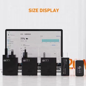 شاحن جديد من Nitride الغاليوم فائق السرعة بقوة 120 وات من CYKE متعدد المنافذ يدعم الشحن للهاتف اللوحي والكمبيوتر المحمول بقوة 503-A+C120 وات - Product Image 4