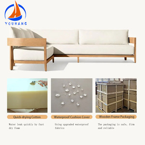 Mesa de comedor de madera de teca Foshan, juego de muebles de silla y mesa de jardín de madera de teca para <span class=keywords><strong>piscina</strong></span>, 8 sillones - Product Image 2