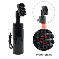 Brosse de nettoyage de Golf noire Anti-fuite outil de nettoyage de Club de Golf pressant la bouteille brosse à eau pulvérisation brosse à eau de Golf avec Clip