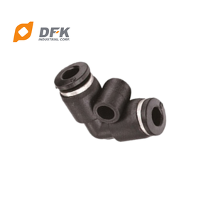 ข้อต่อลมแบบนิวเมติก DFK EPV10 Union L ทนแรงดัน 1.1 Mpa ทนอุณหภูมิ -10 ถึง 60 องศาเซลเซียส สำหรับระบบอัตโนมัติในอุตสาหกรรม - Product Image 1