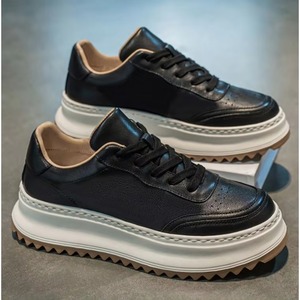 Zapatos para Hombre, Nuevo Estilo Primavera 2026, Cuero, Zapatillas Blancas, Zapatos Casuales de Alta Calidad para Hombre - Product Image 1