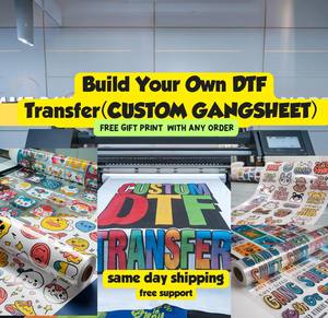 Transferencias de Serigrafía UV Personalizadas al por Mayor de Alta Calidad y Bajo MOQ, las Más Vendidas, para Camisetas de Moda - Product Image 6