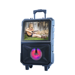 Cqa thời trang KTV hệ thống âm thanh Bluetooth Karaoke Loa RGB LED chiếu sáng AUX thông tin liên lạc DC nguồn điện <span class=keywords><strong>Android</strong></span> 11.0 <span class=keywords><strong>Wifi</strong></span> - Product Image 1