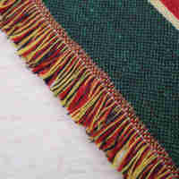 Haute qualité Double face bohême Tatami tapis Vintage Style National voyage loisirs couverture tissé Techniques solide rayé