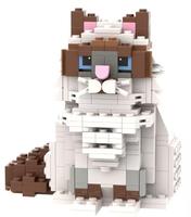 Katzen-Bausteine Großhandel Konstruktionssets Ziegelstein-Modelle Lernspielzeug STEM DIY Benutzerdefinierte Miniatur-Actionfiguren für Kinder