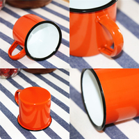 Tasse Émaillée Blanche Sublimation pour Cadeaux Noël Vente Chaude 350ml 500ml 750ml 1200ml 3000ml, Mug de Camping, Tasse à Café, Tasse à Lait