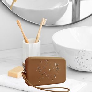 Eco-Friendly Small <b>Transparent</b> Silicone Fashion HongSen <b>Makeup</b> <b>Bag</b> Mini Portable Waterproof Travel Zipper Pouch Women - Product Image 5