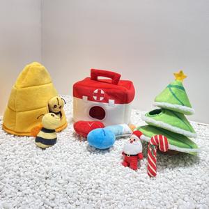 売れ筋卸売ぬいぐるみ犬の巣穴おもちゃ噛む面白い隠れ家犬のおもちゃ - Product Image 2