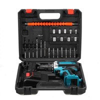 Perceuse sans fil 36/48v Perceuse électrique à percussion Perceuse électrique rechargeable puissante au lithium