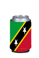 Manchon isolant réutilisable en néoprène avec motif drapeau pan-africain, idéal pour canettes de bière et de cola glacé, et pour boissons froides