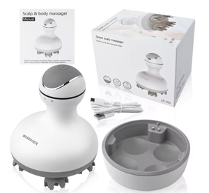 卸売電気スカルプマッサージ器コードレススマートポータブルワイヤレス電気ミニ指圧脳スパスカルプヘッドマッサージャー - Product Image 5