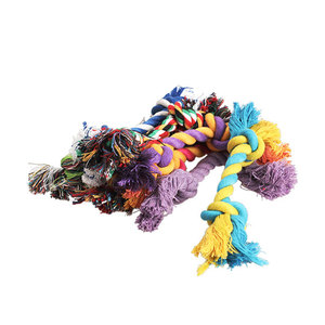 Игрушка-веревка для жевания домашних животных, 4 размера, Интерактивная дешевая хлопковая веревка для игрушек собак - Product Image 4