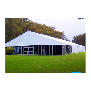 Tienda de marquesina para eventos, gran capacidad, color blanco, 300 personas, 20x50, 20x20