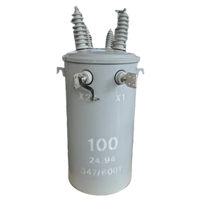 Transformador monofásico DingXin D11 de 10KVA-100KVA, 10KV 11KV, de doble voltaje, montado en poste, con refrigeración por inmersión en aceite - Precio - Product Image 1