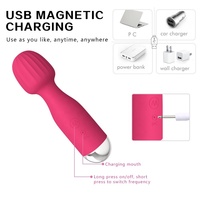 Hot Selling tragbare wiederauf ladbare Mini AV Wand G-Punkt Stimulator Frauen Mastur bator Vibrator