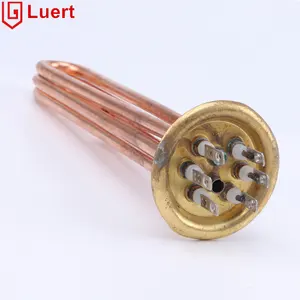 Most Popular 3000W Electric Heat Tube 47Mm Copper Flange Immersion Heater Tubular Element Each Heater Pipe 1000W