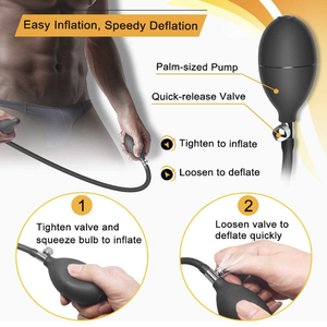 Đồ chơi hậu môn phích cắm Silicone mông bơm hơi hậu môn cắm mở rộng bơm mở rộng dilato cắm hậu môn Pour Femme nam P13 - Product Image 5