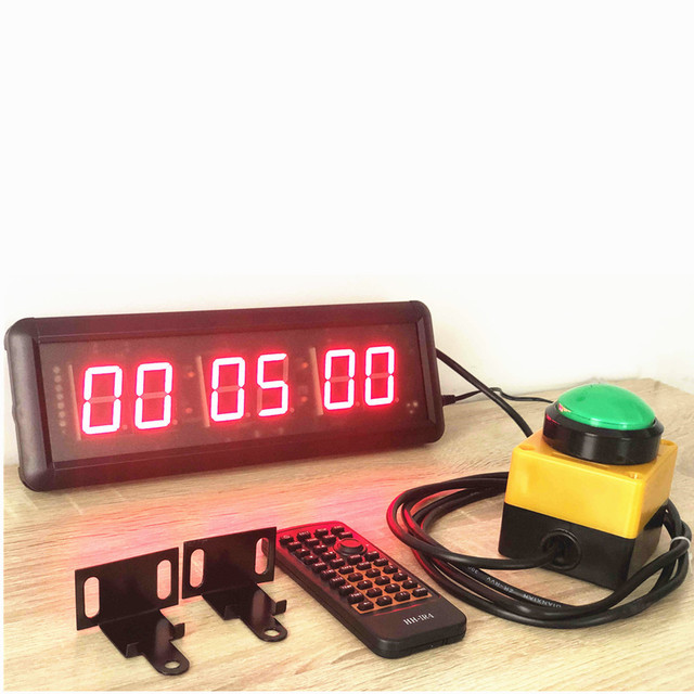 11 Inch LED Electronic Countdown Clock Remote Control Stopwatch Interval Timer Competition Game Training Wall Modern Style