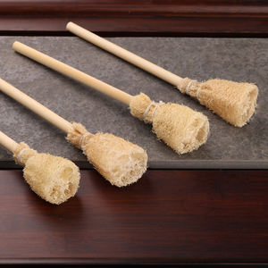 Cepillo de Luffa Natural de Mango Corto para Lavar Platos, Reutilizable y Multifuncional para Limpieza de Cocina - Product Image 6