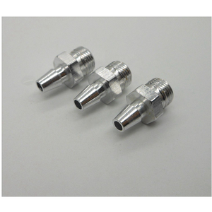 Adaptador de tubo hexagonal de aluminio personalizado, piezas metálicas pulidas torneadas por CNC, conector de brida, servicio OEM para minería - Product Image 1