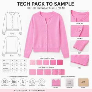 <span class=keywords><strong>Cardigan</strong></span> lavorato a maglia all'ingrosso <span class=keywords><strong>Cardigan</strong></span> con scollo a V da <span class=keywords><strong>donna</strong></span> in <span class=keywords><strong>cotone</strong></span> con bottone - Product Image 2