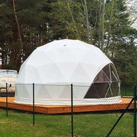 Populaire géodésique dôme tente/boule forme tente/tente sphérique, camping en plein air tente de dôme gonflable